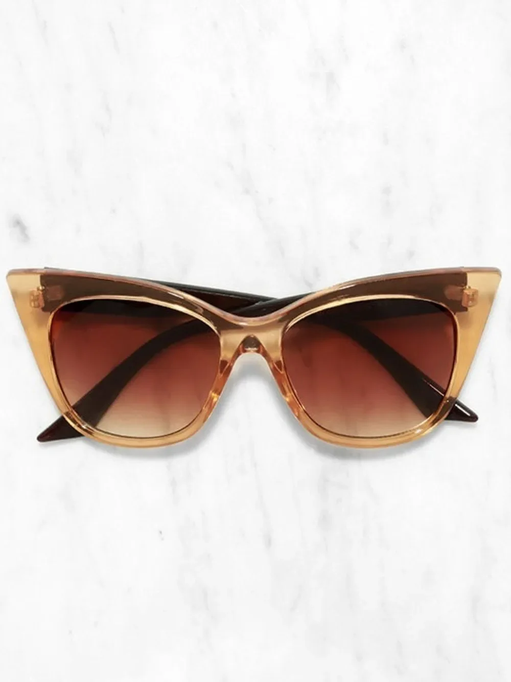 QUAY ‘Modern Love’ Amber and Brown Sunglasses